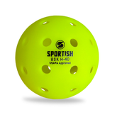 Pickle Ball 40 Holes Floral Yellow