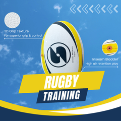 Rugby Match Ball 3D Grip Size 5