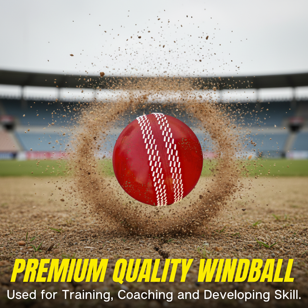 Cricket ball Windball Windmaster Red