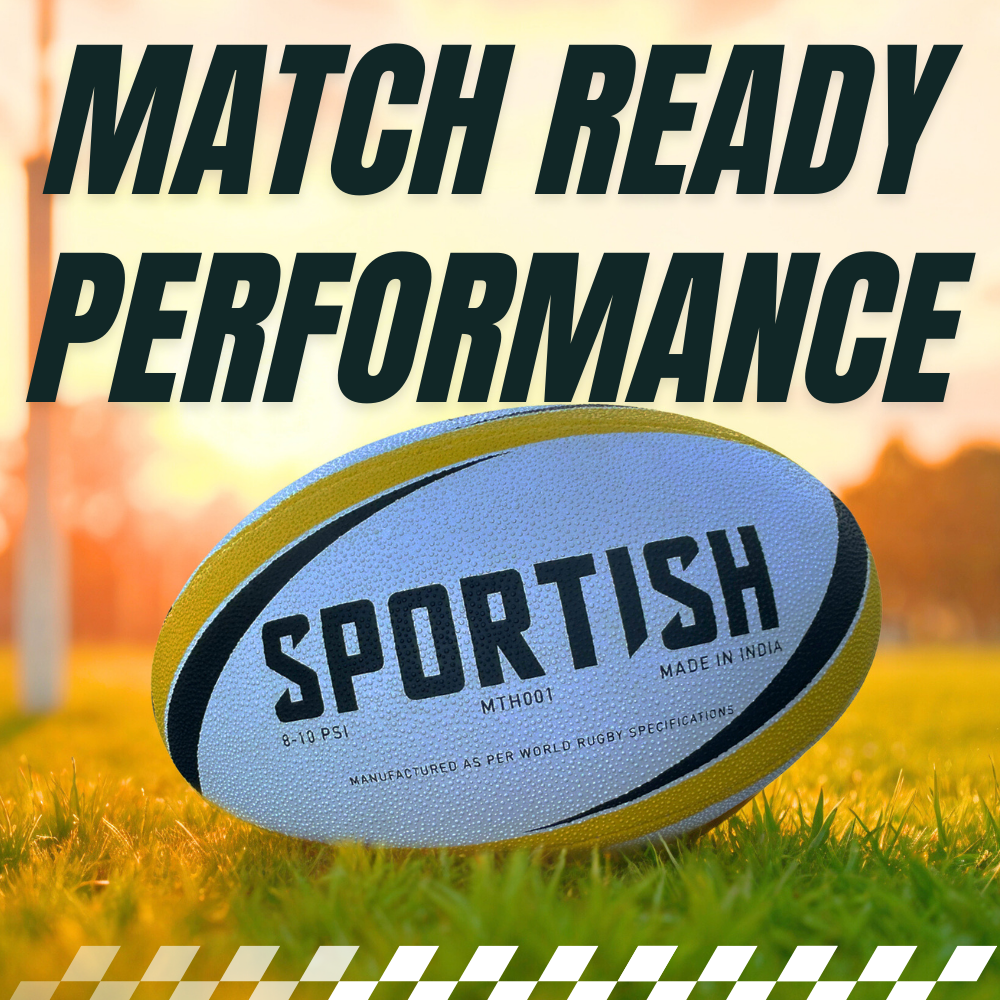 Rugby Match Ball 3D Grip Size 5