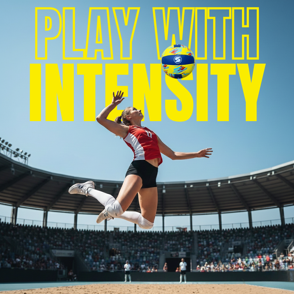 Volleyball Pu Color Yellow Blue