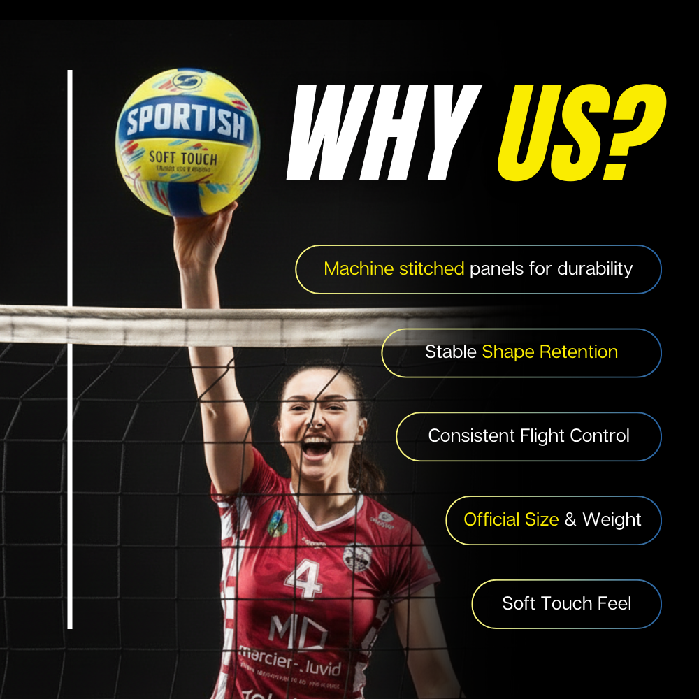 Volleyball Pu Color Yellow Blue